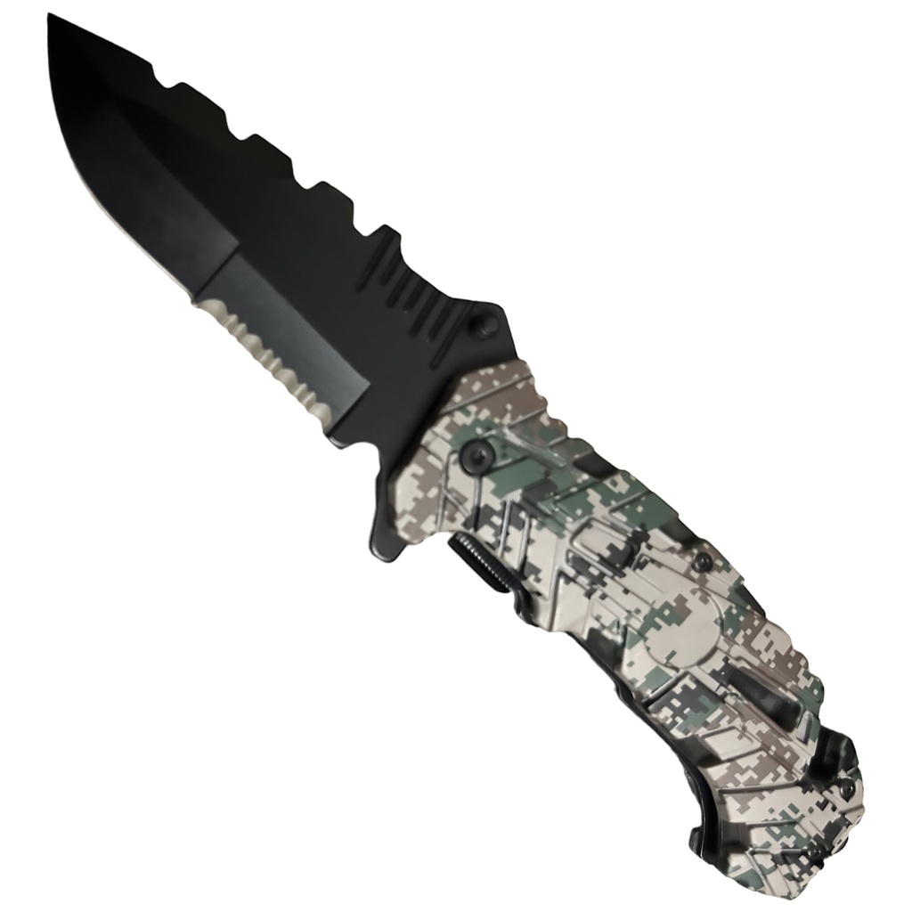 Spring Assisted Tactical Pocket Knife - Digital Recon | South Summit